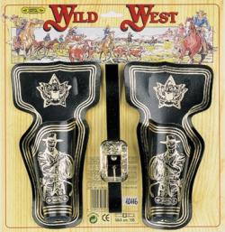Villa Wild west kovbojský set 3V1 černý