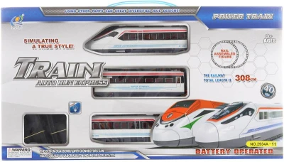 Vláčkodráha set vlaková souprava + koleje rychlovlak na baterie Světlo Vláčkodráha set vlaková souprava + koleje rychlovlak na baterie Světlo