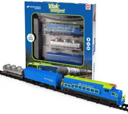 Vlak nákladní PKP Cargo lokomotiva + 2 vagony s kolejemi na baterie Světlo Zvuk