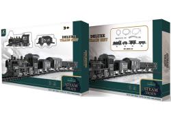 Vlak s kouřovými efekty na baterie různé dráhy