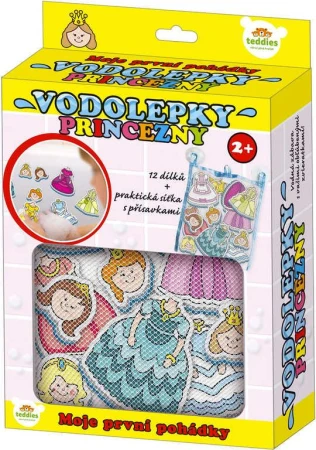 Vodolepky Moje první pohádky Princezny set 12ks v síťce s přísavkami do vany Vodolepky Moje první pohádky Princezny set 12ks v síťce s přísavkami do vany