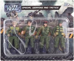 Vojáci elitní tým army figurky set 4ks na kartě plast Vojáci elitní tým army figurky set 4ks na kartě plast