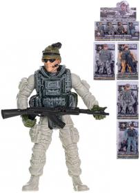 Voják kloubový se zbraní 10cm akční figurka speciální jednotky 4 druhy Voják kloubový se zbraní 10cm akční figurka speciální jednotky 4 druhy