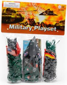 Vojenská army sada figurky vojáci 2 vojska s herním pozadím 2 barvy