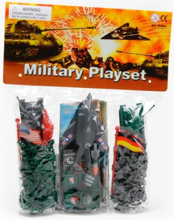 Vojenská army sada figurky vojáci 2 vojska s herním pozadím 2 barvy