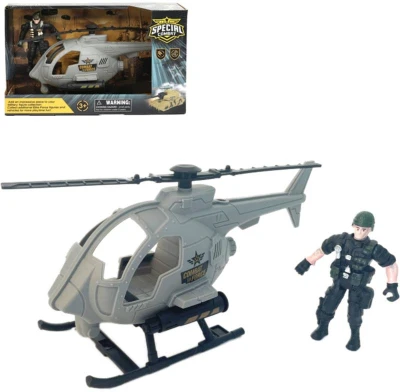 Vojenská army sada helikoptéra s figúrkou vojaka plast v krabici Vojenská army sada helikoptéra s figúrkou vojaka plast v krabici