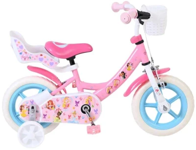 VOLARE Dětské kolo Disney Princess 12 růžové balanční kolečka VOLARE Dětské kolo Disney Princess 12 růžové balanční kolečka