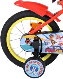 VOLARE Dětské kolo Tlapková patrola 14 červené balanční kolečka