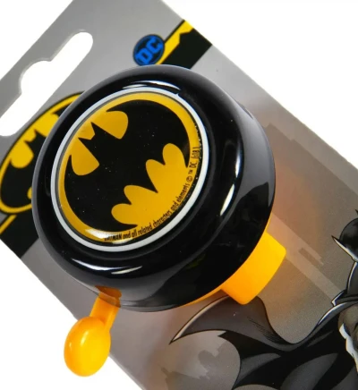 VOLARE Zvonek na dětské kolo Batman klučičí černý
