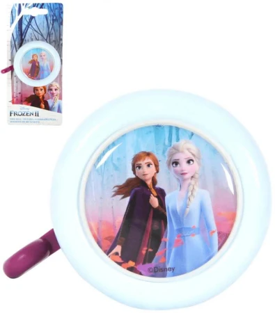 VOLARE Zvonek na dětské kolo Frozen 2 (Ledové království) modrý VOLARE Zvonek na dětské kolo Frozen 2 (Ledové království) modrý