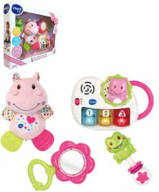 Vtech Baby První dárek pro miminko set 4 hračky holčičí na baterie Světlo Zvuk