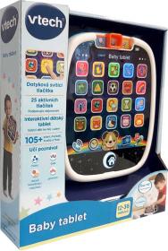 Vtech Baby tablet interaktivní naučný na baterie Světlo Zvuk CZ plast