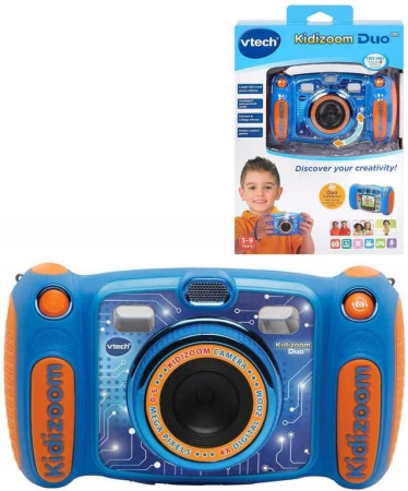 Vtech Kidizoom Duo dětský fotoaparát modrý s efekty na baterie Světlo Zvuk Vtech Kidizoom Duo dětský fotoaparát modrý s efekty na baterie Světlo Zvuk