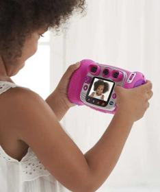 VTECH Kidizoom Duo dětský fotoaparát růžový s efekty na baterie Světlo Zvuk