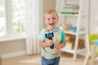 Vtech Mikrofon karaoke 15 písniček bluetooth na baterie Světlo Zvuk CZ