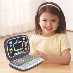 Vtech První notebook dětský zábavný počítač s aktivitami na baterie černý CZ Zvuk