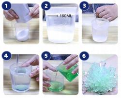 Výroba krystalů dětský experimentální vzdělávací set v krabici