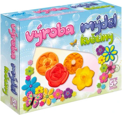 Výroba mýdel Květiny kreativní dětská sada pro výrobu mýdla Výroba mýdel Květiny kreativní dětská sada pro výrobu mýdla