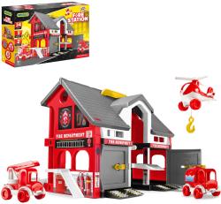Wader Požární stanice 2 patra herní set se 2 auty a vrtulníkem plast Wader Požární stanice 2 patra herní set se 2 auty a vrtulníkem plast