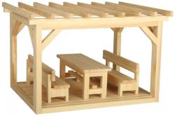 Walachia Pergola W63 Creative Kit DŘEVĚNÁ (stavebnice)