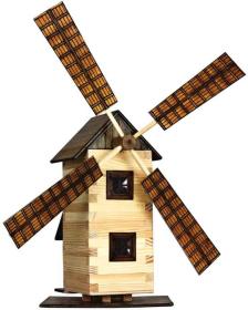 Walachia Větrný mlýn W15 Hobby Kit DŘEVĚNÁ (stavebnice)