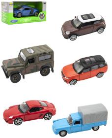 Welly Auto 11cm kovový model různé druhy v krabičce Welly Auto 11cm kovový model různé druhy v krabičce