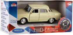 Welly Auto model Škoda 100 kov 11cm volný chod 1:34 různé barvy