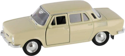 Welly Auto model Škoda 100 kov 11cm volný chod 1:34 různé barvy