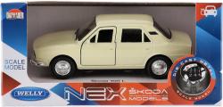 Welly Auto model Škoda 105L kov 11cm volný chod 1:34-9 4 barvy