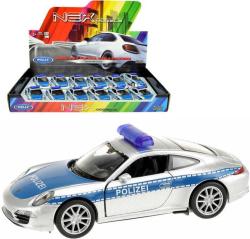WELLY Auto policie Porsche 911(991) Carrera S kov zpětný chod 12cm WELLY Auto policie Porsche 911(991) Carrera S kov zpětný chod 12cm