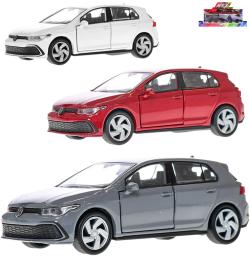 Welly Auto Volkswagen Golf 8 GTI zpětný chod kov 3 barvy