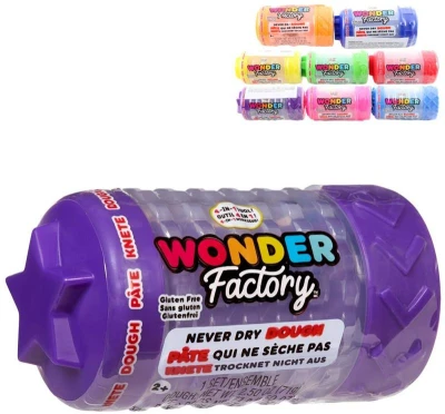 WONDER FACTORY Modelína nevysychající modelovací hmota 8 barev WONDER FACTORY Modelína nevysychající modelovací hmota 8 barev