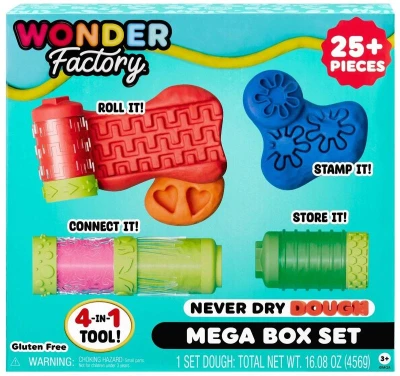 WONDER FACTORY Modelína nevysychající velká kreativní sada WONDER FACTORY Modelína nevysychající velká kreativní sada