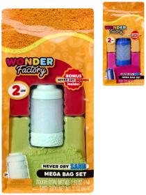 WONDER FACTORY Set písek + modelína nevysychající 2 druhy