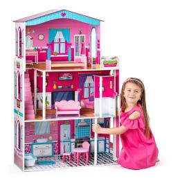 Woody Domeček Mirabella Maxi pro panenky s výtahem set s doplňky