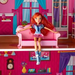 Woody Domeček Mirabella Maxi pro panenky s výtahem set s doplňky