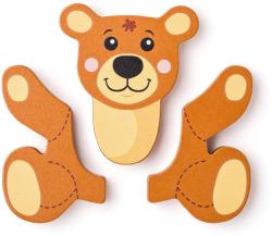 Woody DŘEVO Baby vkládací puzzle skládačka 4 motivy 4v1 na desce
