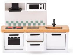 Woody DŘEVO Domeček pro panenky Molly na baterie Světlo Zvuk