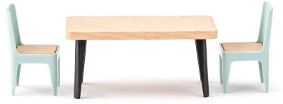 Woody DŘEVO Domeček pro panenky Molly na baterie Světlo Zvuk