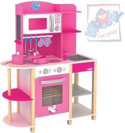 Woody DŘEVO Dřevěná DĚTSKÁ KUCHYŇKA s nádobím a doplňky Kuch. ostrov Trendy Woody DŘEVO Dřevěná DĚTSKÁ KUCHYŇKA s nádobím a doplňky Kuch. ostrov Trendy