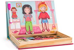 Woody DŘEVO Puzzle skládačka magnetické tvary 39ks Módní salon