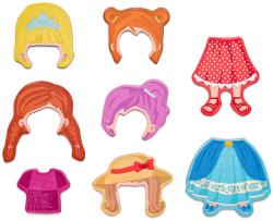 Woody DŘEVO Puzzle skládačka magnetické tvary 39ks Módní salon