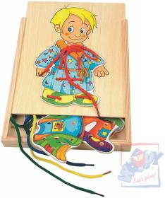 Woody DŘEVO Skříň šatní šněrovací kluk Woody DŘEVO Skříň šatní šněrovací kluk