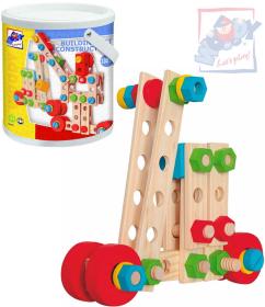 Woody DŘEVO Stavebnice montážní (dřevěná hračka)