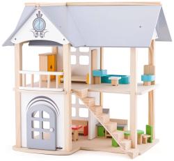 Woody DŘEVO Vila Isabelle set s nábytkem a 2 panenkami (dřevěná hračka) Woody DŘEVO Vila Isabelle set s nábytkem a 2 panenkami (dřevěná hračka)
