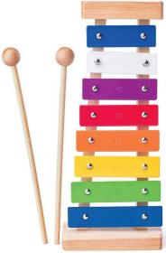 Woody DŘEVO Xylofon dětský kovový (hudební nástroje)