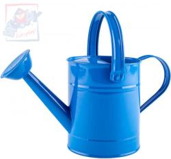 Woody Konev dětská kropící modrá 29cm plechová 1,5 l s kropítkem Woody Konev dětská kropící modrá 29cm plechová 1,5 l s kropítkem