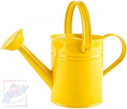 Woody Konev dětská kropící žlutá 29cm plechová 1,5 l s kropítkem Woody Konev dětská kropící žlutá 29cm plechová 1,5 l s kropítkem