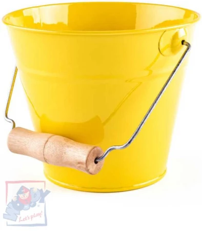 Woody Kyblík dětský zahradní žlutý kov 15cm dřevěná rukojeť Woody Kyblík dětský zahradní žlutý kov 15cm dřevěná rukojeť