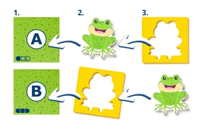 Woody Puzzle se zvířátky, tvary - barva dřevěné
